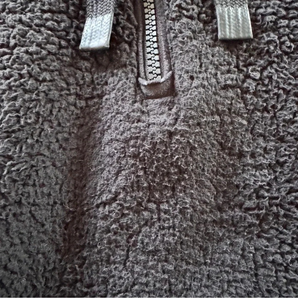 ATHLETA-Funnel Neck-Black-Sherpa Pullover- Cozy- Oversized-Athleisure-Women’s XS - Picture 10 of 14